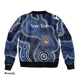 Geelong Cats NAIDOC Week 2026 Personalised Bomber Jacket 50 Years of Deadly Aboriginal Art LT14