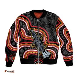 Indigenous Platypus Australia Bomber Jacket Australian Aboriginal Art Proud LT14