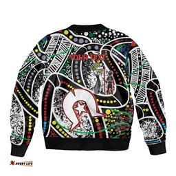 NAIDOC 50 Years of Deadly Personalised Bomber Jacket Aboriginal Dot Art LT9