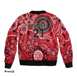 Renegades Cricket Custom Bomber Jacket Australian Aboriginal LT9