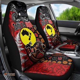 Aotearoa and Australia Toitu Te Tiriti Car Seat Cover Honour the Treaty - Te Tiriti Is Us LT03