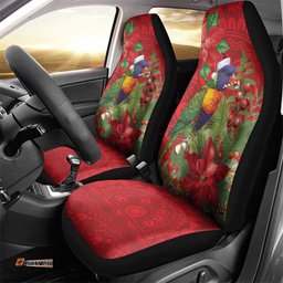 Aussie Rainbow lorikeet Car Seat Cover Aboriginal Inspired Christmas LT9