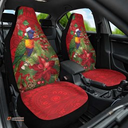 Aussie Rainbow lorikeet Car Seat Cover Aboriginal Inspired Christmas LT9