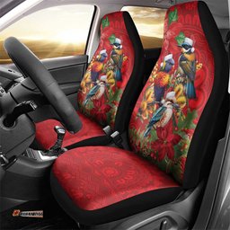 Aussie Native Bird Car Seat Cover Aboriginal Inspired Christmas LT9