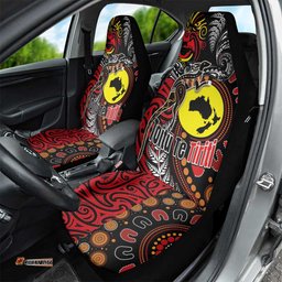 Aotearoa and Australia Toitu Te Tiriti Car Seat Cover Honour the Treaty - Stand Together Stand Stronger LT03