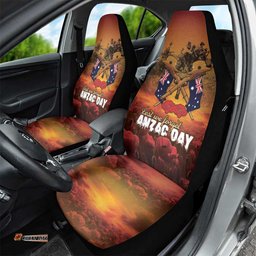 ANZAC Day Lest We Forget Car Seat Cover Australian Veterans Remembrance Tribute LT18