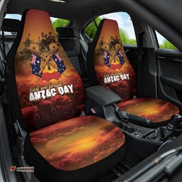 ANZAC Day Lest We Forget Car Seat Cover Australian Veterans Remembrance Tribute LT18