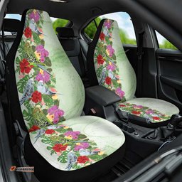 Aussie Budgies Blue And Green Tropical Birds Car Seat Cover LT9