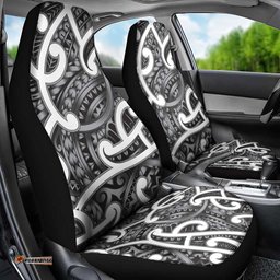 Aotearoa Maori Kowhaiwhai Car Seat Cover Kiwikiwi Puhoro and Patiki LT9