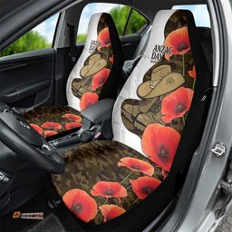 Australia ANZAC Day Car Seat Cover Boots And Slouch Hat Lest We Forget LT14