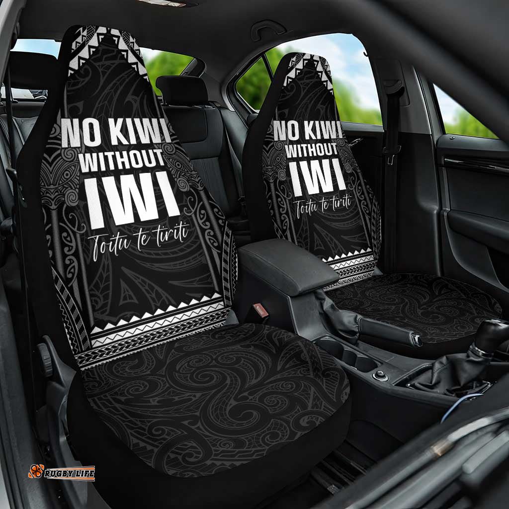 Aotearoa Toitu Te Tiriti Car Seat Cover No Kiwi Without Iwi LT05