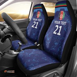 Afghan Atalans Cricket Custom Car Seat Cover Afghanistan Map with Sporty Style LT9
