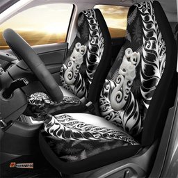 Aotearoa Manaia NZ Maori Silver Fern Car Seat Cover LT14