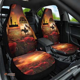 ANZAC Day Film Reel Lest We Forget Car Seat Cover Australia NZ Memorial LT9