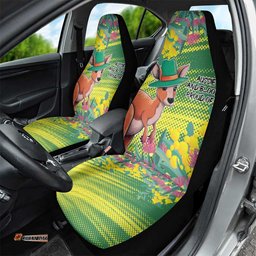 Aussie and Bloody Proud of It Car Seat Cover Happy Australia Day LT9