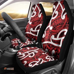 Aotearoa Maori Kowhaiwhai Car Seat Cover Whero Puhoro and Patiki LT9