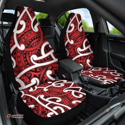 Aotearoa Maori Kowhaiwhai Car Seat Cover Whero Puhoro and Patiki LT9