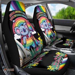 Aussia Pride Month Rainbow Koala Car Seat Cover LT9