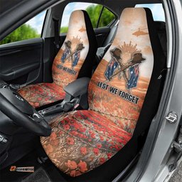 ANZAC Day Car Seat Cover Commemorative Soldier Tribute DT05