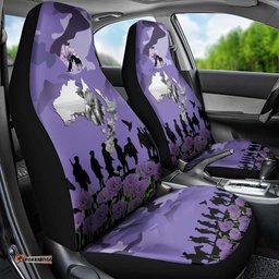 ANZAC Day Car Seat Cover Lest We Forget the Animals Too LT19