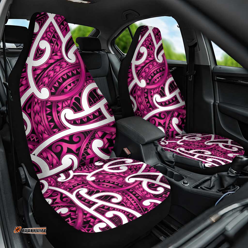 Aotearoa Maori Kowhaiwhai Car Seat Cover Mawhero Puhoro and Patiki LT9