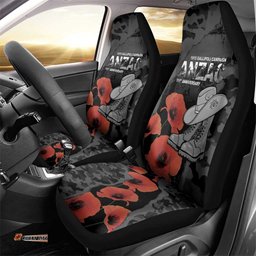 Australia 1915 Gallipoli ANZAC Car Seat Cover 111th Anniversary Army Boots And Slouch Hat LT14