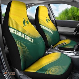 Australia Bowls Car Seat Cover Basic Marble Glaze - National Color LT7