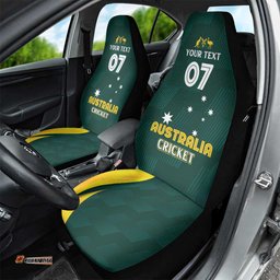 Australia Cricket Custom Car Seat Cover GO Aussie - Modern Motif LT7