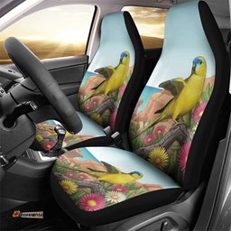 Australia Rock Parrot Car Seat Cover Pigface Carpobrotus Rocky Island Vibes LT14