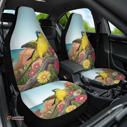 Australia Rock Parrot Car Seat Cover Pigface Carpobrotus Rocky Island Vibes LT14