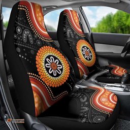 Australia Aboriginal Art Car Seat Cover Indigenous Proud LT14