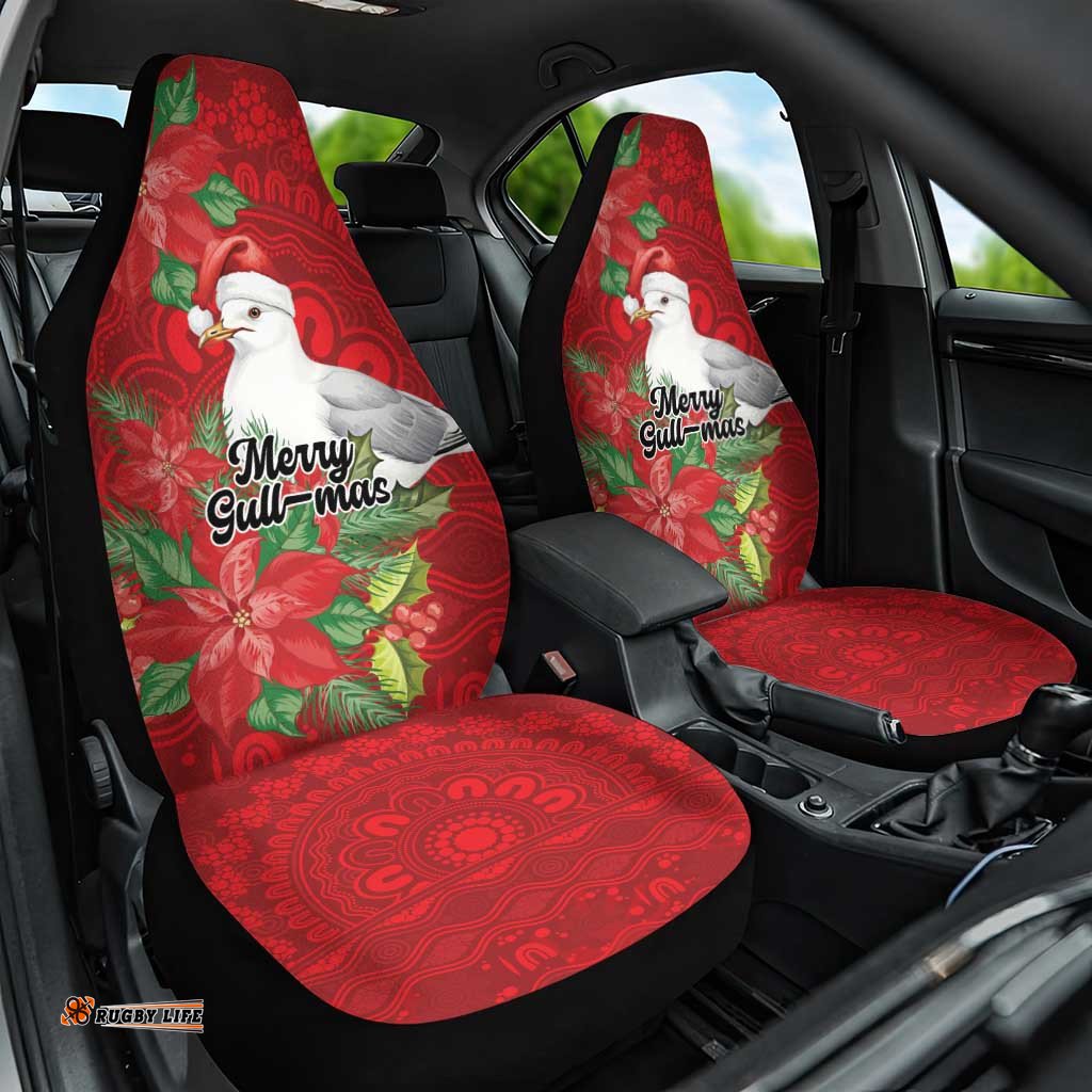 Australian Silver Gull Car Seat Cover Aboriginal Inspired Christmas LT9