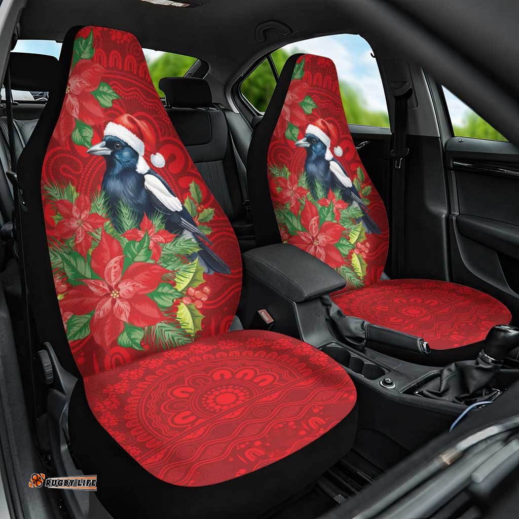 Australian Magpie Car Seat Cover Aboriginal Inspired Christmas LT9