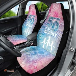 Australia NAIDOC Week 2026 50 Years Deadly Car Seat Cover Celestial Glows LT7