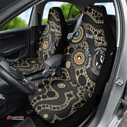 Collingwood NAIDOC Week 2026 Personalised Car Seat Cover 50 Years of Deadly Aboriginal Art LT14