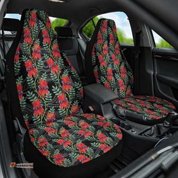 Australia Sturt's Desert Pea Car Seat Cover Aussie Native Flowers Indigenous Art LT14
