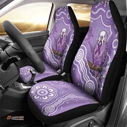 Australia Epilepsy Awareness Car Seat Cover Purple Budgerigar Plumeria Aboriginal LT14