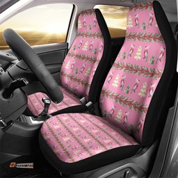 Australia Pink Galah Christmas Car Seat Cover Eolophus Roseicapilla Bottlebrush Seamless LT14