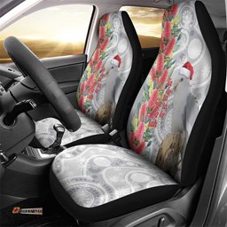 Blue Galah Mutation Christmas Australia Car Seat Cover Falalalala Galalah Bottlebrush Grey Aboriginal Art LT14