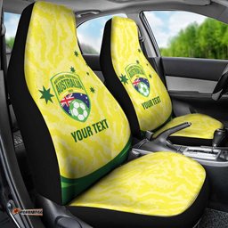 Australia Football Custom Car Seat Cover Go Socceroos Grunge Sporty Style LT14