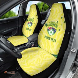 Australia Football Custom Car Seat Cover Go Socceroos Grunge Sporty Style LT14