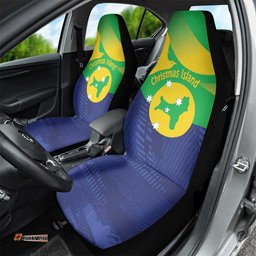 Australia Christmas Island Car Seat Cover Wilayah Pulau Krismas Flag Color LT14