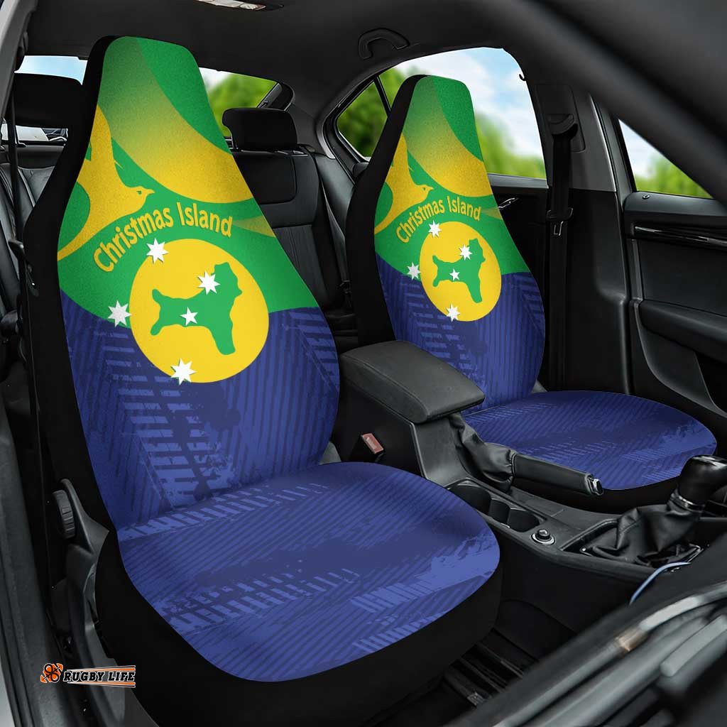 Australia Christmas Island Car Seat Cover Wilayah Pulau Krismas Flag Color LT14