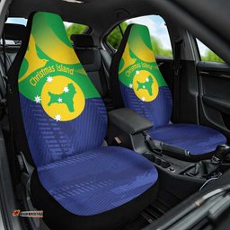 Australia Christmas Island Car Seat Cover Wilayah Pulau Krismas Flag Color LT14