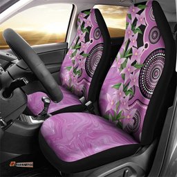 Australia Boronia Car Seat Cover Aussie Native Flowers Indigenous Art LT14