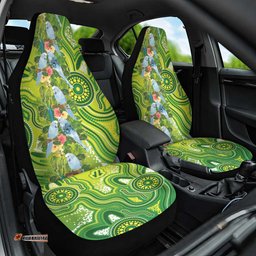 Budgerigar Australia Car Seat Cover Aussie Common Parakeet Indigenous Art LT14