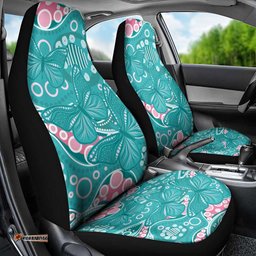 Australia Hereditary Cancer Awareness Car Seat Cover Aboriginal Butterflies LT7