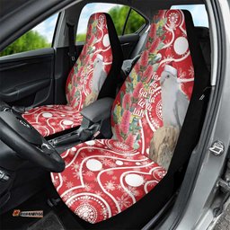 Blue Galah Mutation Christmas Australia Car Seat Cover Falalalala Galalah Bottlebrush Red Aboriginal Art LT14