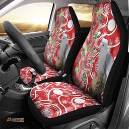 Blue Galah Mutation Christmas Australia Car Seat Cover Falalalala Galalah Bottlebrush Red Aboriginal Art LT14