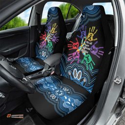 Autism Awareness Australia Indigenous Car Seat Cover We All Have Different Abilities LT14